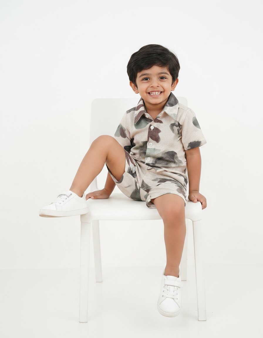 Boys Shirt + Short Combo (9CJ04)
