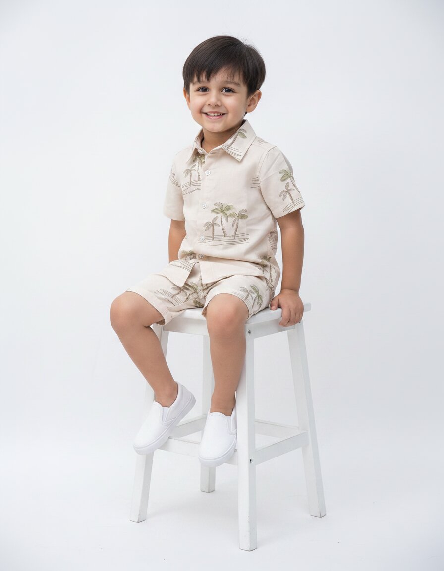 Boys Shirt + Short Combo (9CJ05)