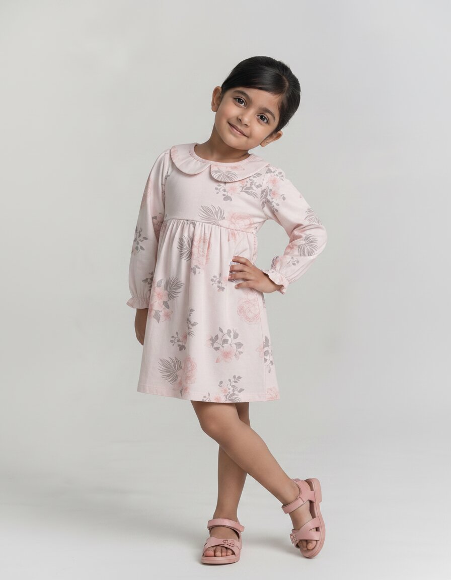 Girls Casual Frocks (5Y511)