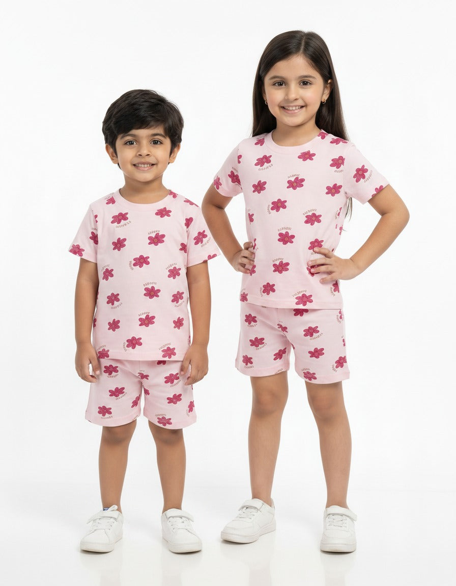 Kids Coord Set (Tee + Short) (YEN01)