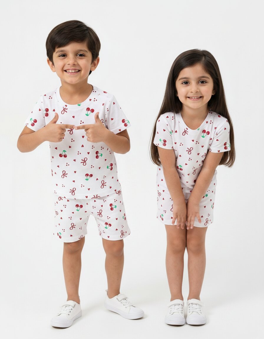 Kids Coord Set (Tee + Short) (YEN05)