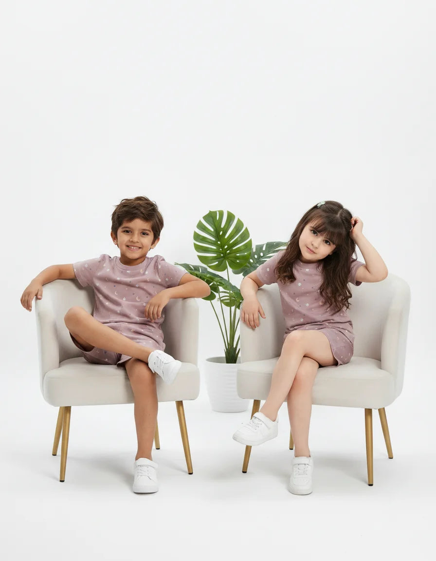 Kids Coord Set (Tee + Short) (YEN06)