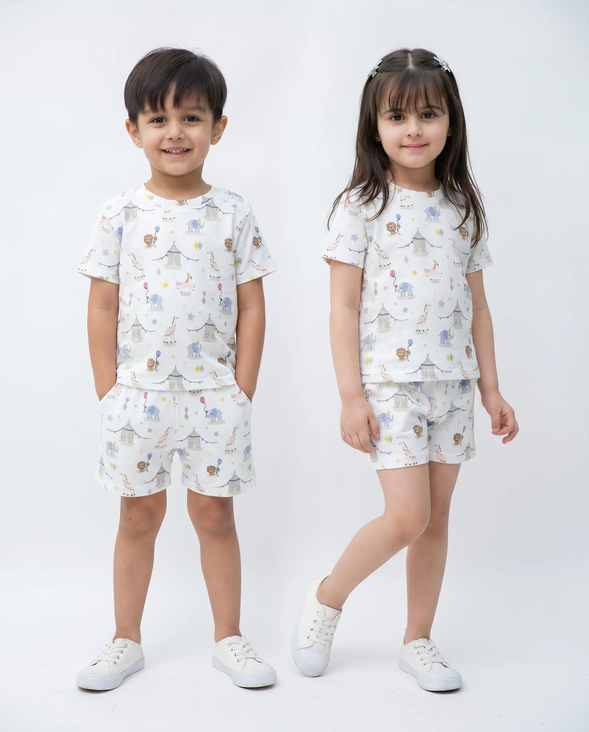 Kids Coord Set (Tee + Short) (YEN07)