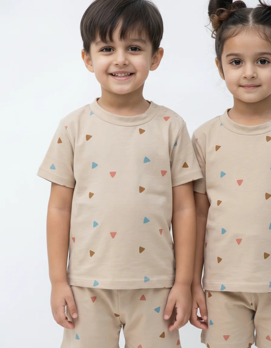 Kids Coord Set (Tee + Short) (YEN08)