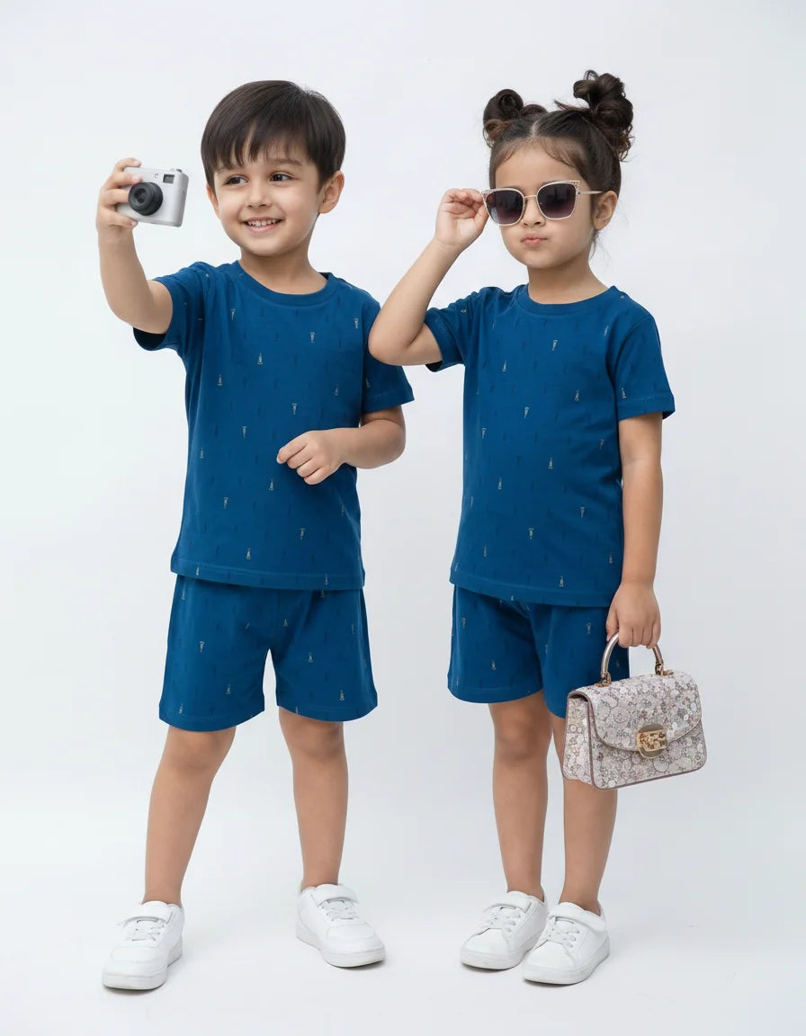 Kids Coord Set (Tee + Short) (YEN09)