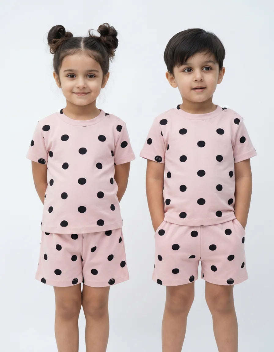 Kids Coord Set (Tee + Short) (YEN10)
