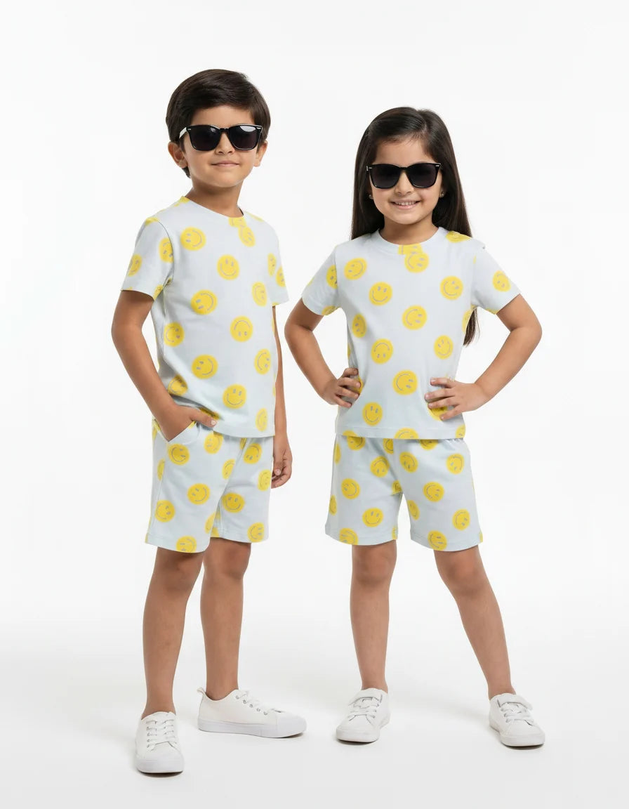 Kids Coord Set (Tee + Short) (YEN13)