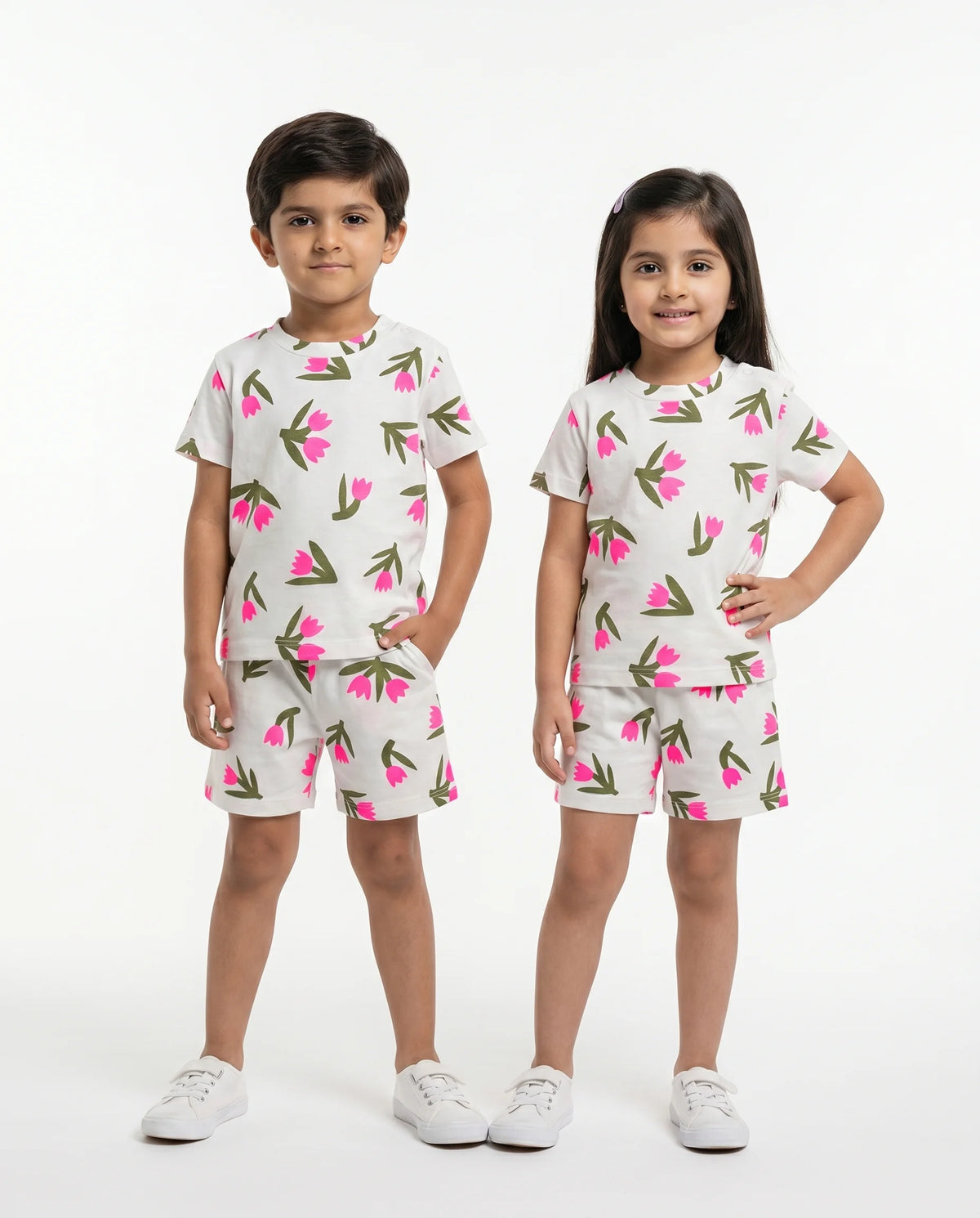 Kids Coord Set (Tee + Short) (YEN14)