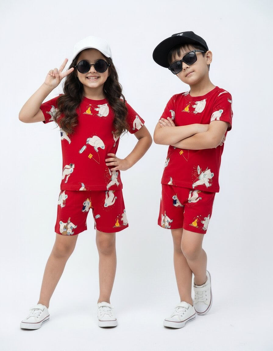 Kids Coords (Tee+Short) (REN05)